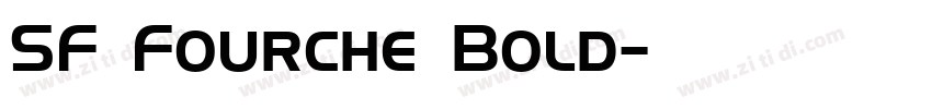 SF Fourche Bold字体转换